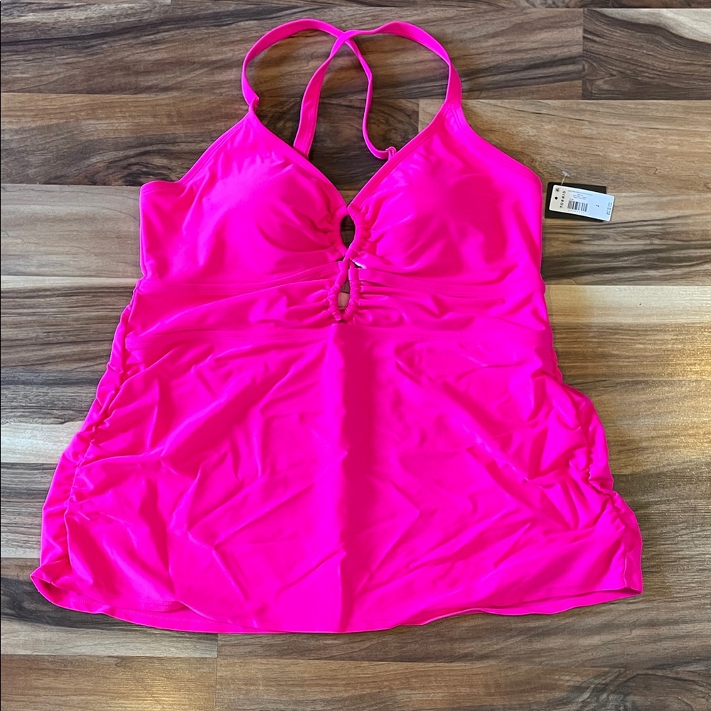 NWT Torrid Swim strappy wire free ruched tankini size 2 2x 18 20